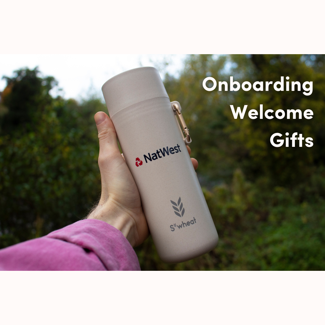 employee welcome pack branded onboarding gifts co-brand reusable bottles