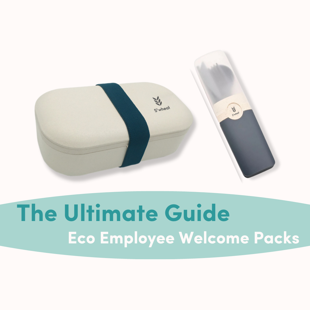 eco employee welcome packs corporate onboarding gifts co-branded promotional merchandise reusable bottles